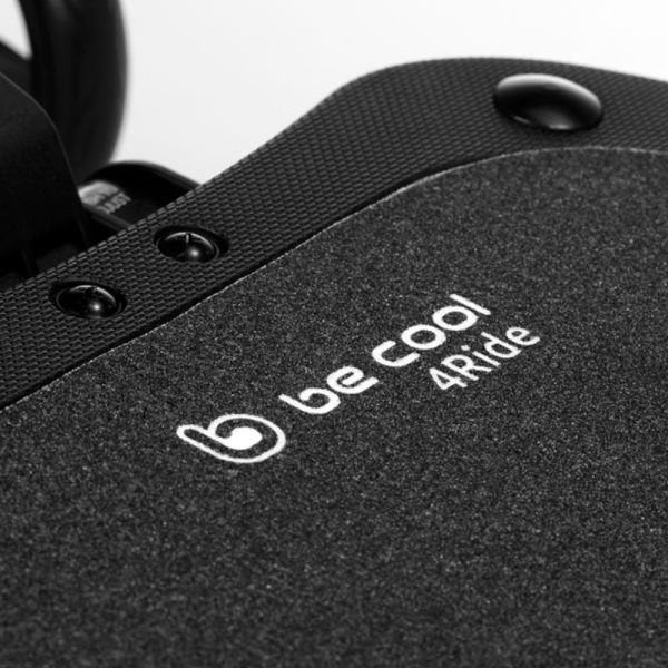 Plateforme pour poussette universelle avec 4 roues noir