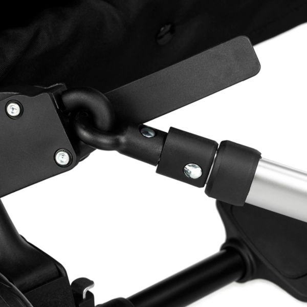 Plateforme pour poussette universelle avec 4 roues noir