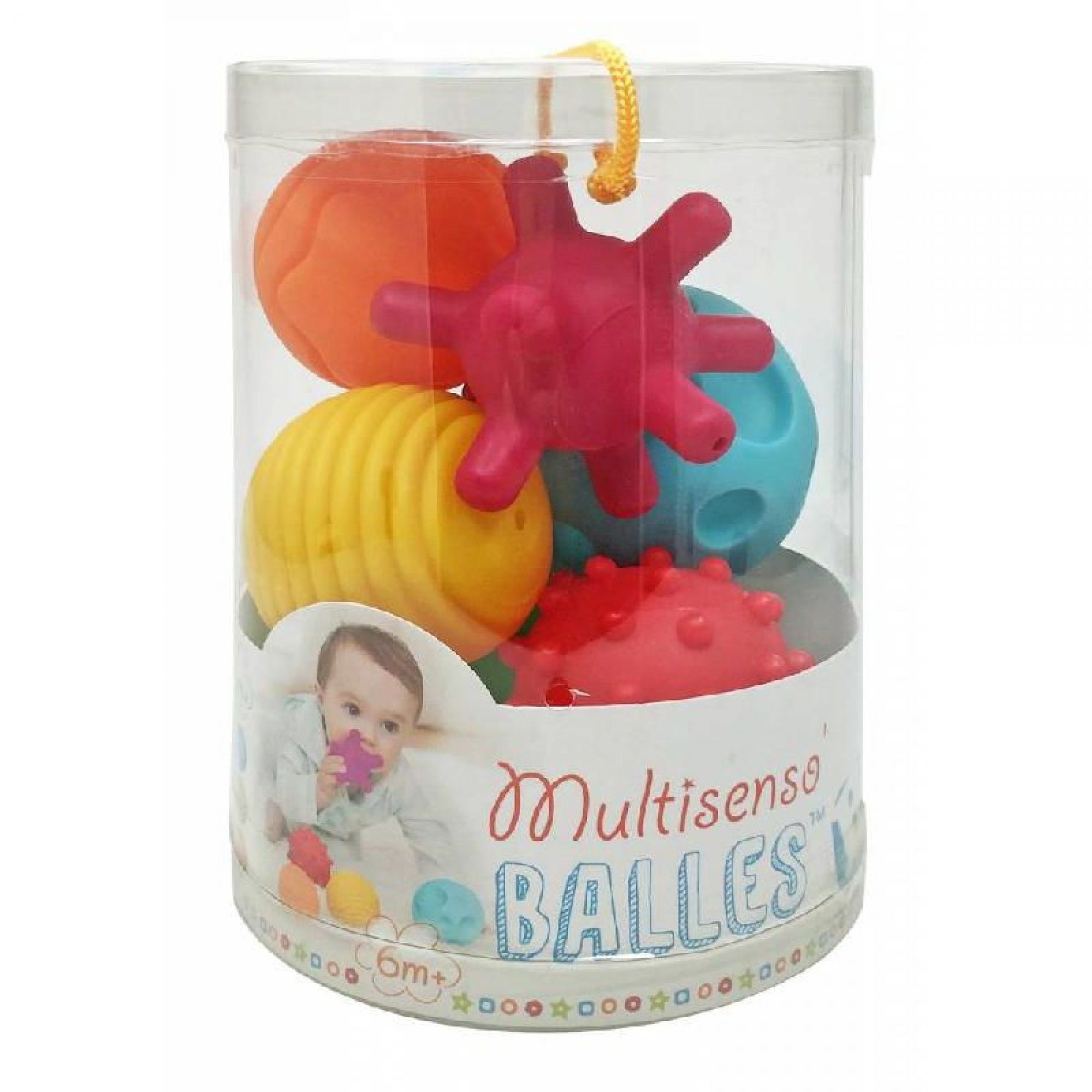 Balles sensorielles par 6 - HOPTOYS