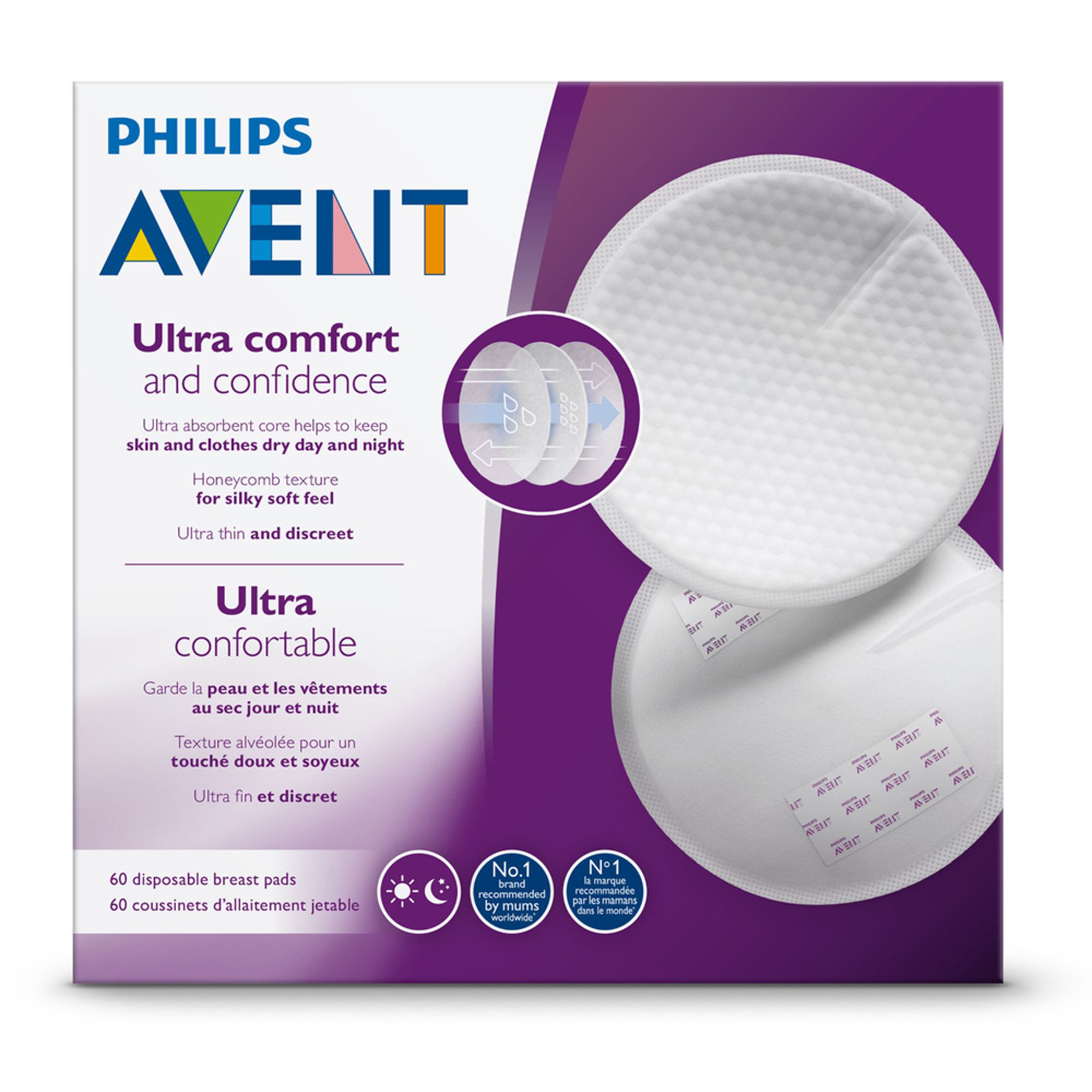 Avent Coussinets d'allaitement jetables x 60 