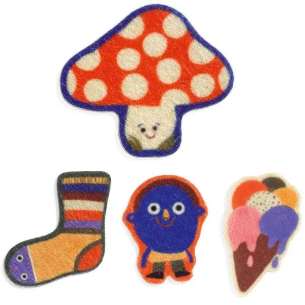 Gommettes en feutrine - Les rigolos !