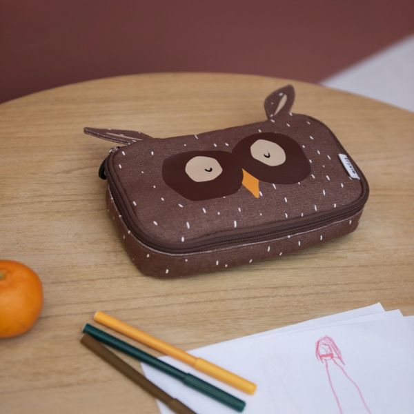 Trousse enfant rectangulaire Mr. Owl