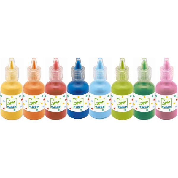 8 bouteilles de gouache