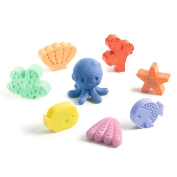 8 crayons de cire - Un joyeux océan