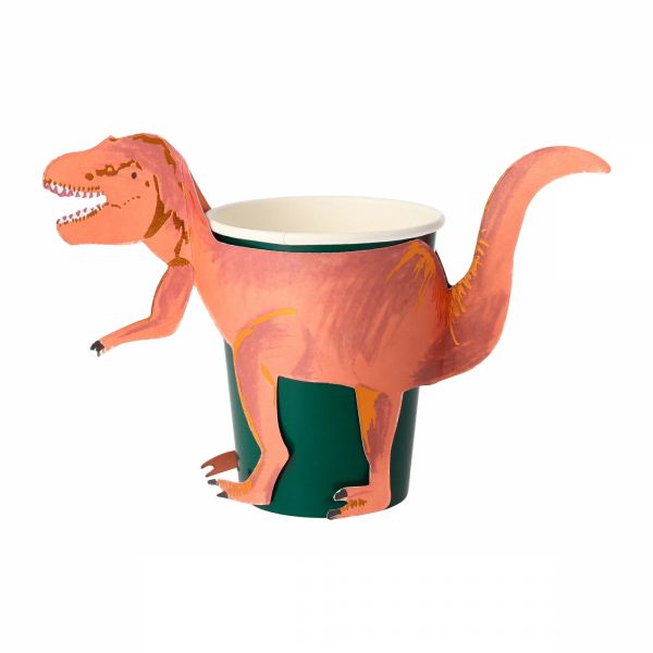 Lot de 8 gobelets T-Rex