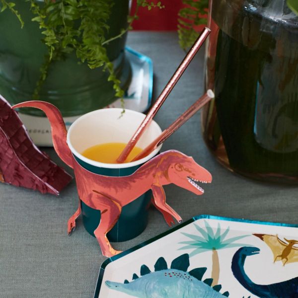 Lot de 8 gobelets T-Rex