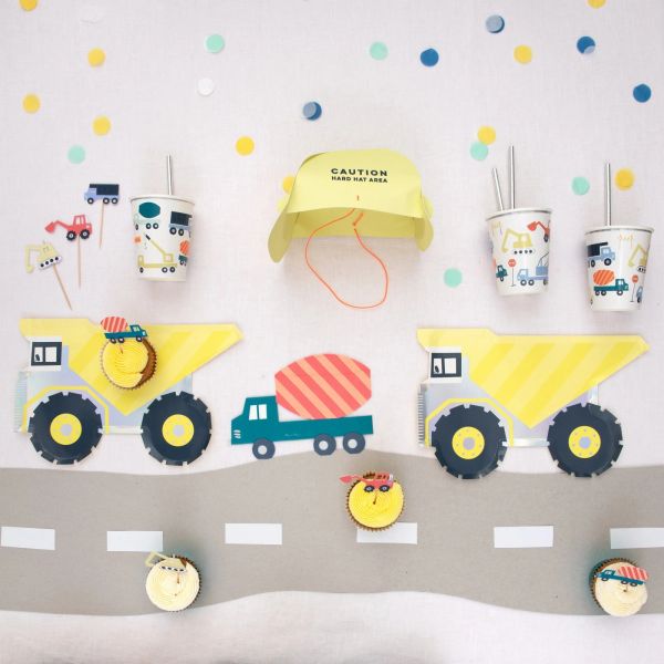 Lot de 8 gobelets Le Chantier de Construction