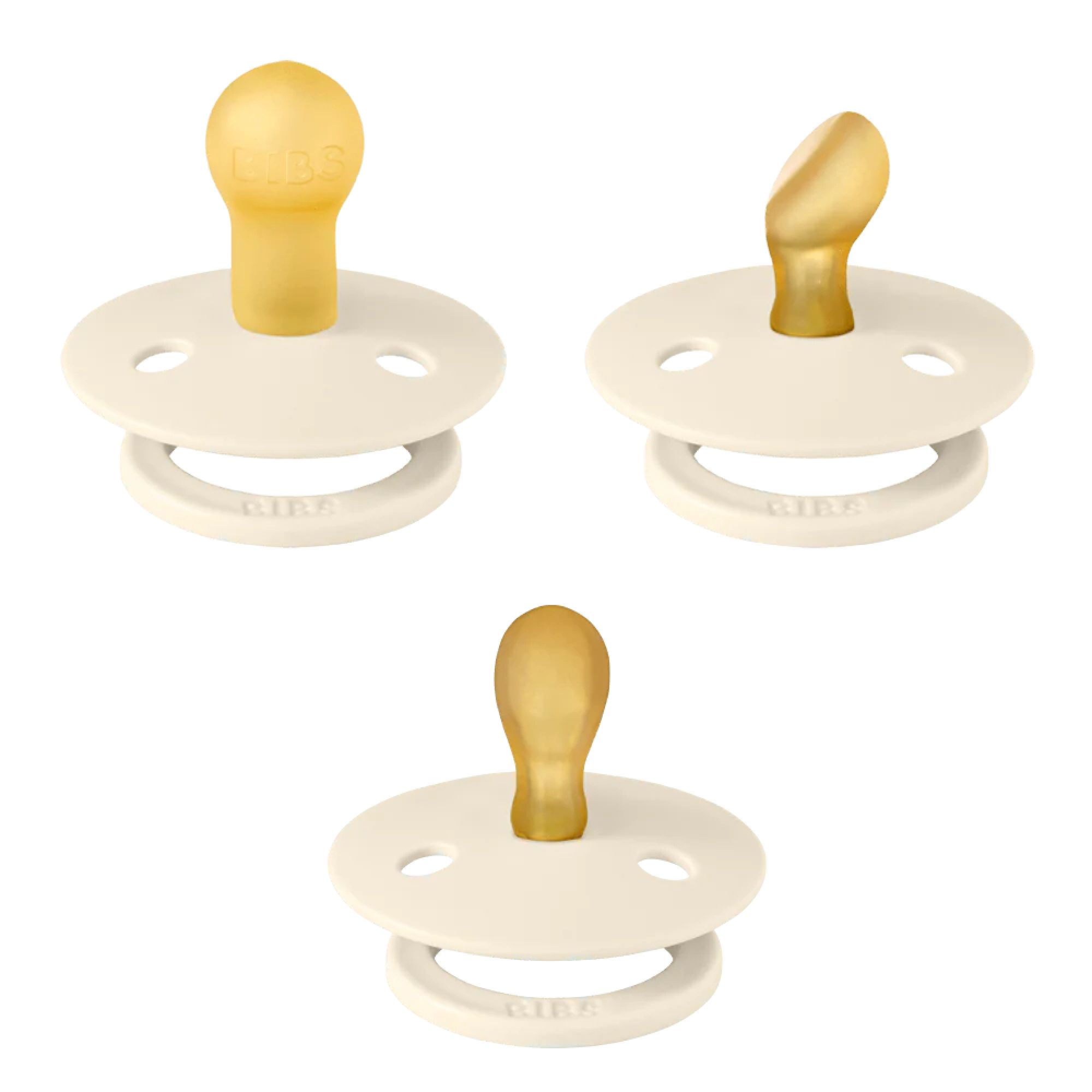 Pack de 3 sucettes Try-It Ivory
