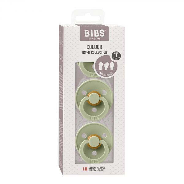 Pack de 3 sucettes Try-It Sage