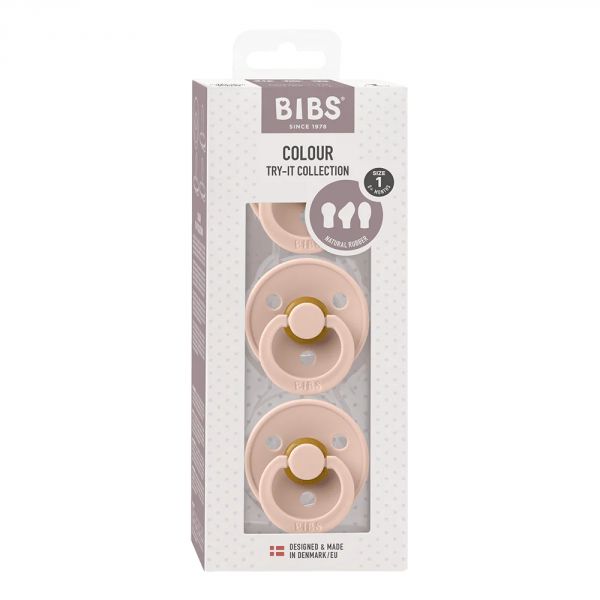 Pack de 3 sucettes Try-It Blush