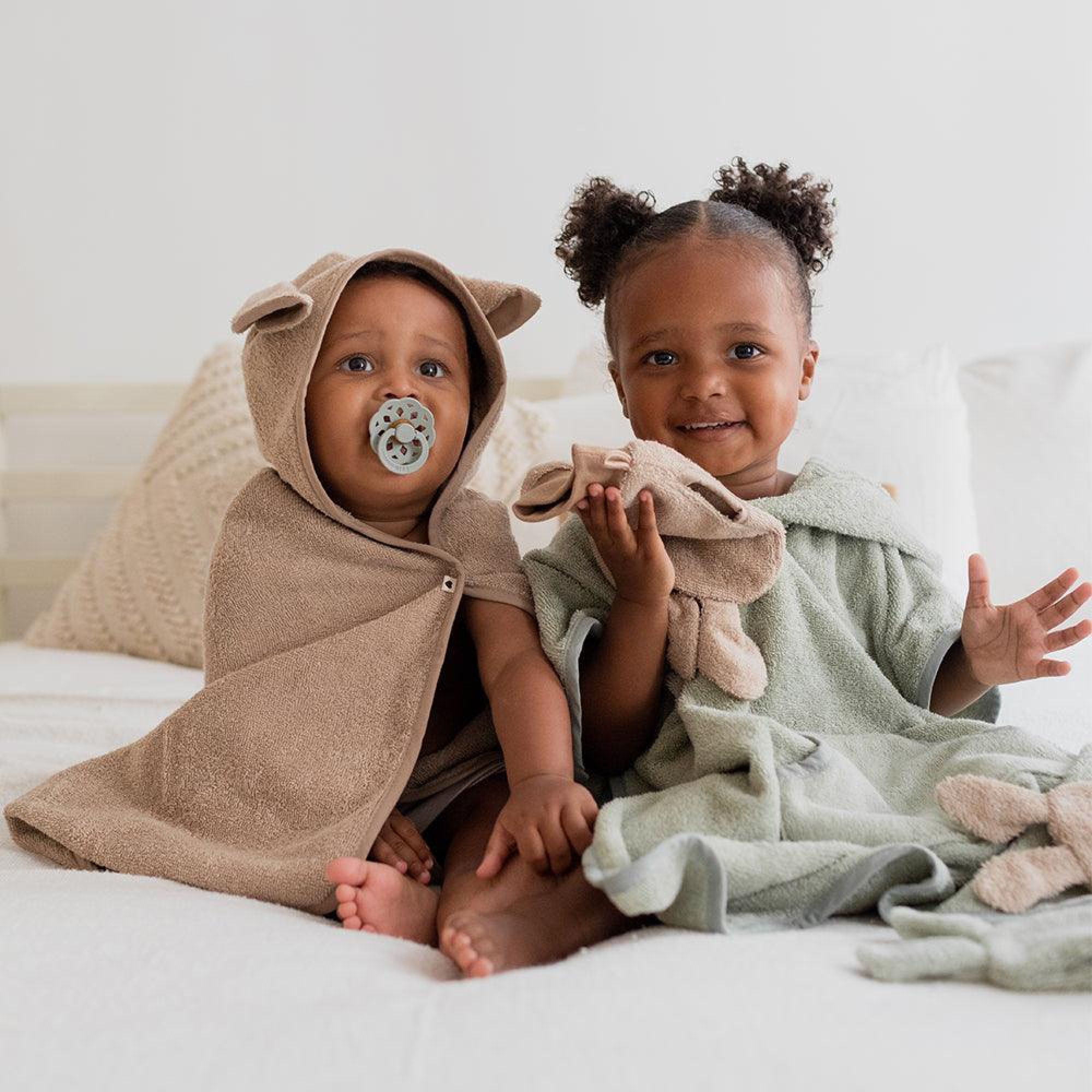 Poncho de bain bébé fille outlet