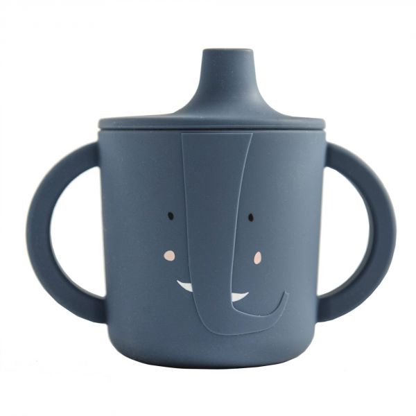 Tasse d'apprentissage en silicone Mrs. Elephant