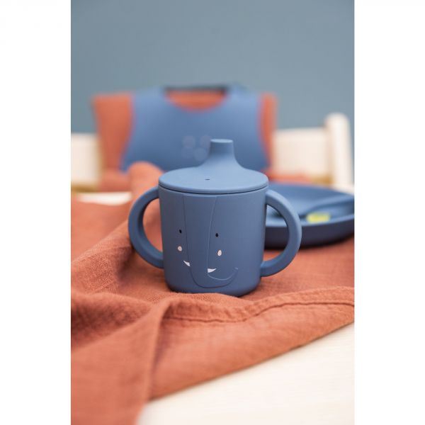 Tasse d'apprentissage en silicone Mrs. Elephant