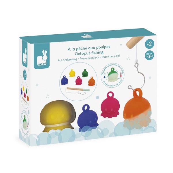 Jouet de bain Jeu de pêche à la ligne Poulpes