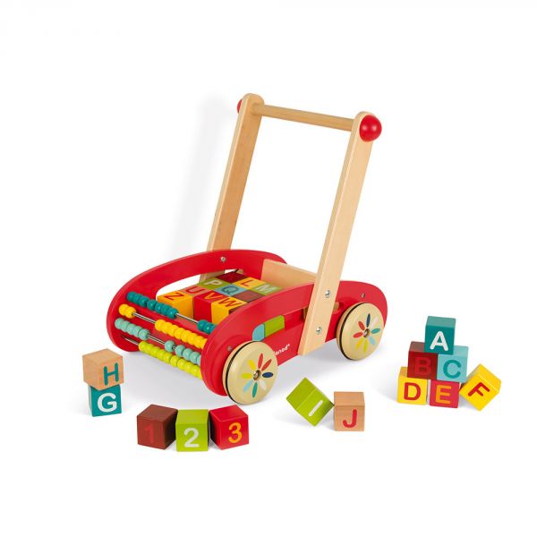 Chariot ABC buggy tatoo avec 30 cubes