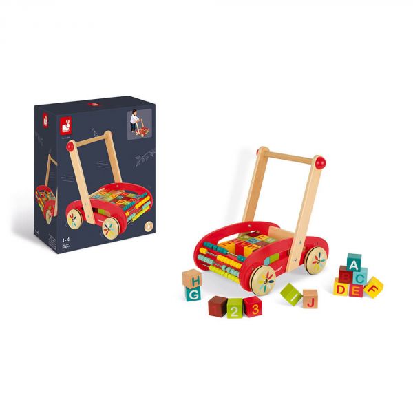 Chariot ABC buggy tatoo avec 30 cubes
