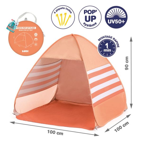 Tente de plage pour enfant Abriplage (coloris aléatoire)