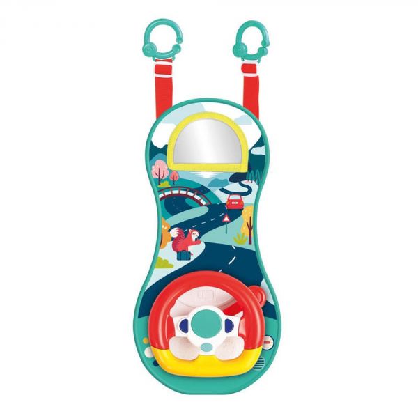 Panneau d'activités volant de voiture