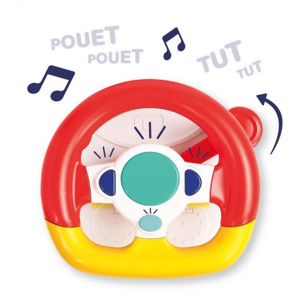 Panneau d'activités volant de voiture