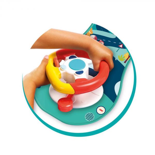 Panneau d'activités volant de voiture