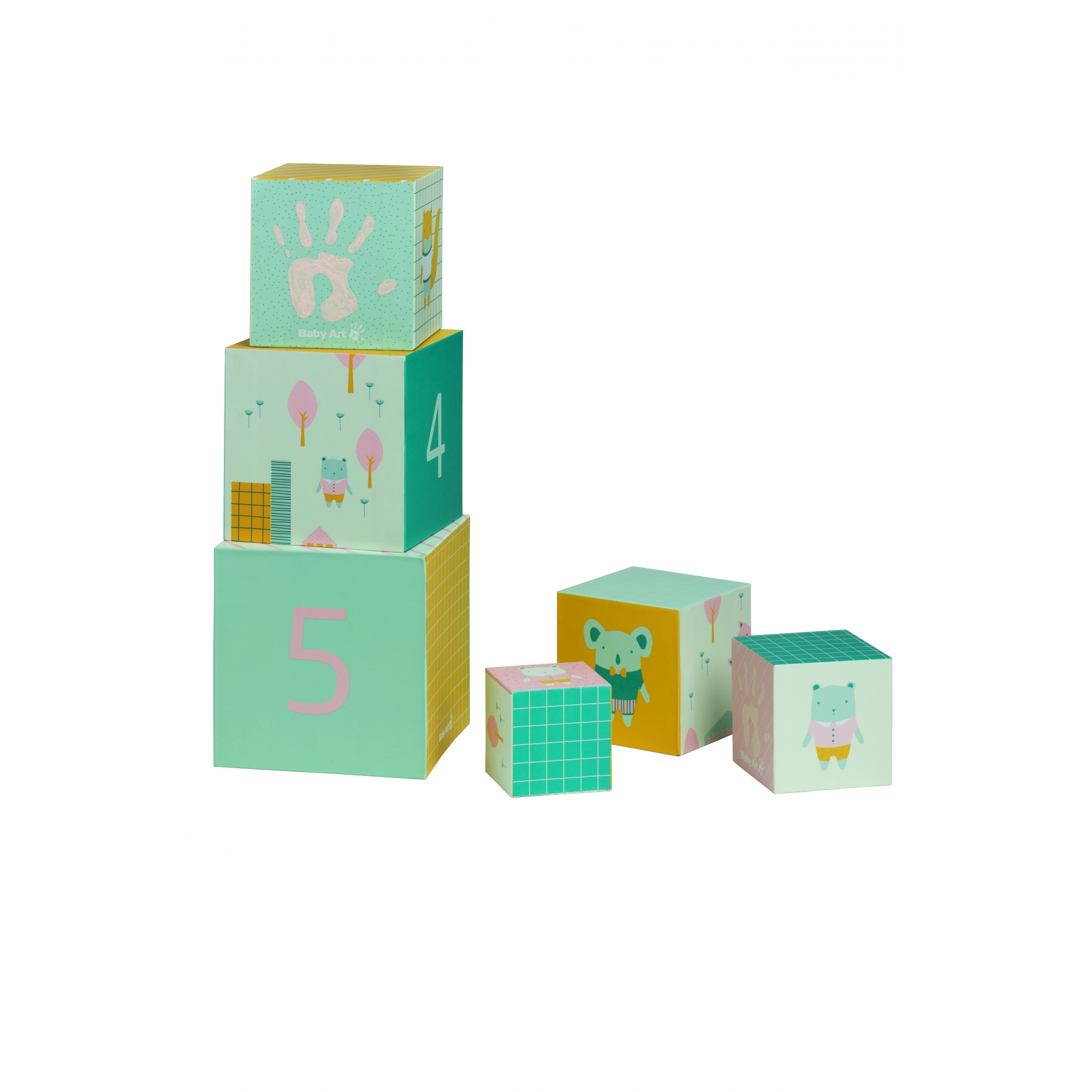 Baby Art Cubes A Empiler Made In Bebe