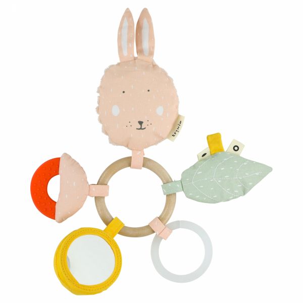 Anneau hochet d'activités Mrs. Rabbit