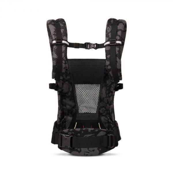 Porte-bébé Adapt Mesh Softflex - Fleurs noires