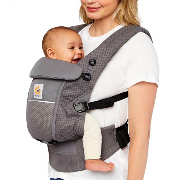 Porte-bébé Adapt Mesh Softflex - Gris anthracite