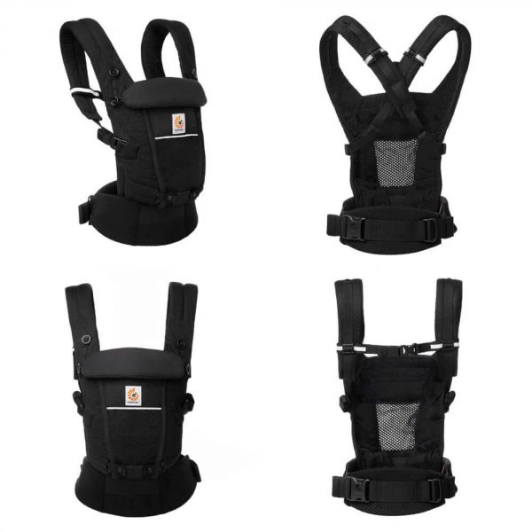 Porte-bébé Adapt Mesh Softflex - Noir onyx