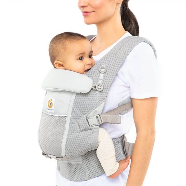 Porte-bébé Adapt Mesh Softflex - Gris perle