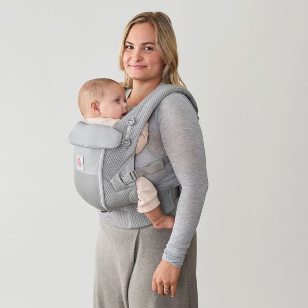 Porte-bébé Adapt Mesh Softflex - Gris perle