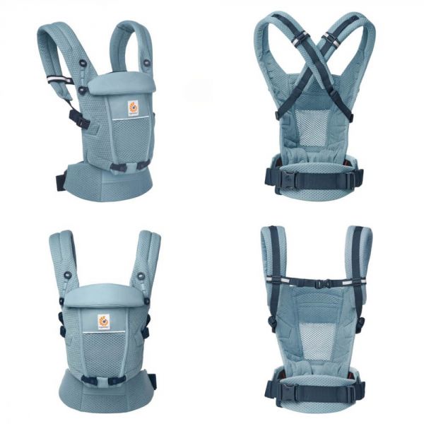 Porte-bébé Adapt Mesh Softflex - Bleu ardoise