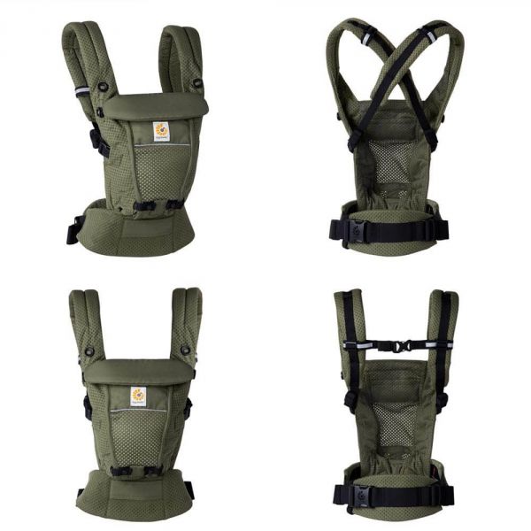 Porte-bébé Adapt Mesh Softflex - Vert olive