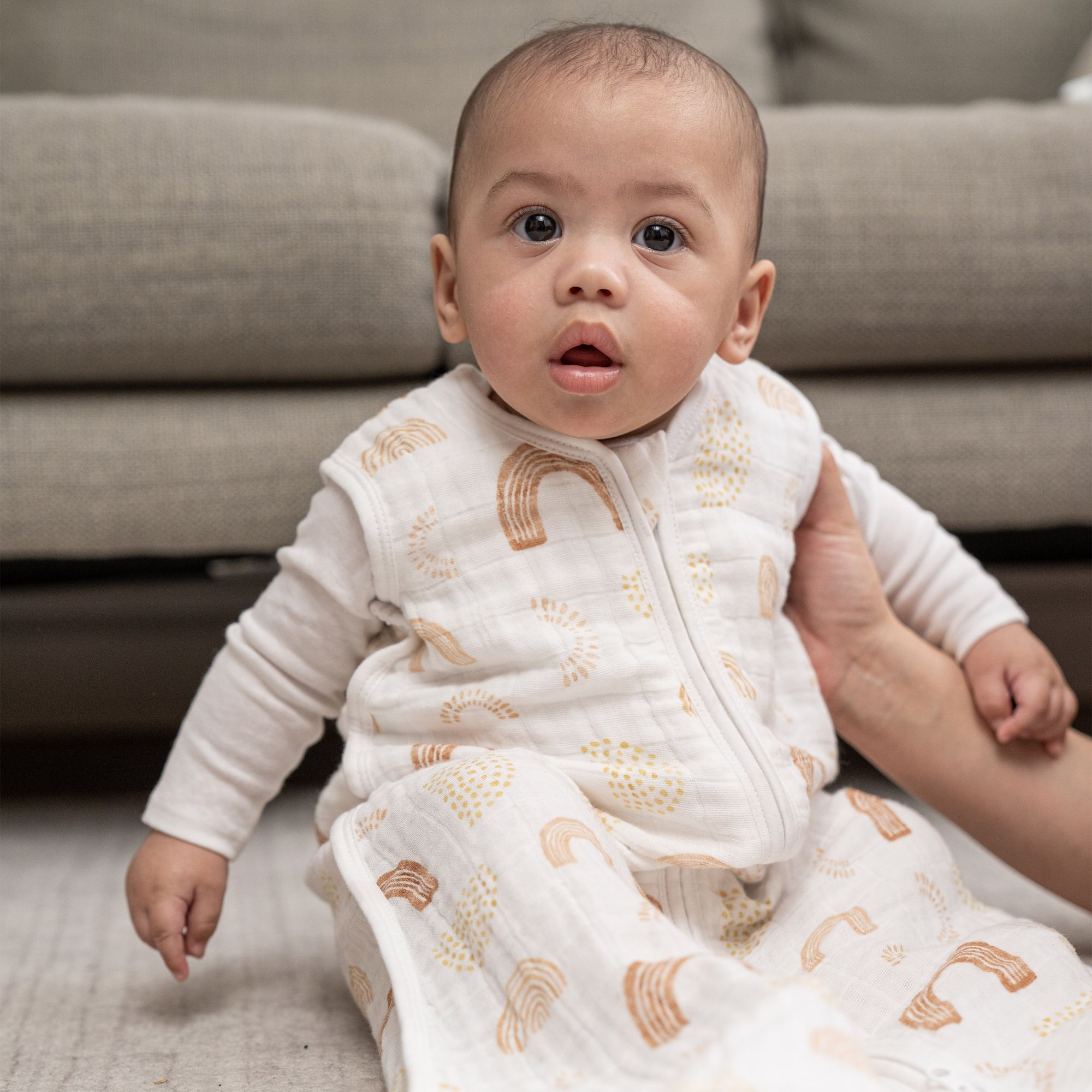 Gigoteuse pour nouveau-né doux et respirant avec chapeau pour bébé 0-6 mois  : : Bébé et Puériculture