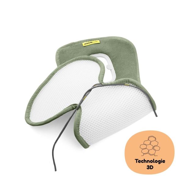 Housse confort Air Layer pour siège auto Groupe 0 Moss