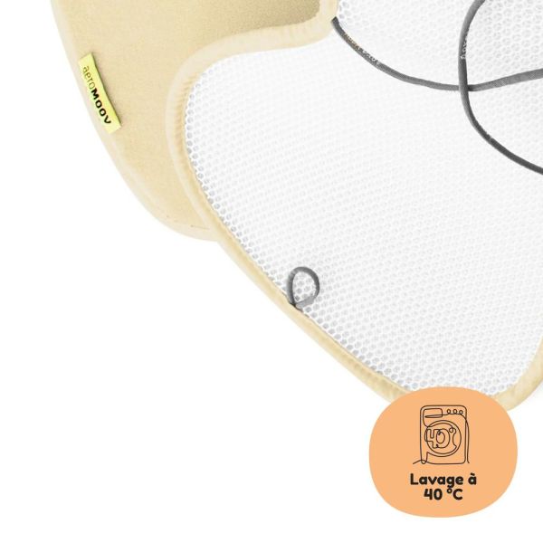 Housse confort Air Layer pour siège auto enfant Vanilla
