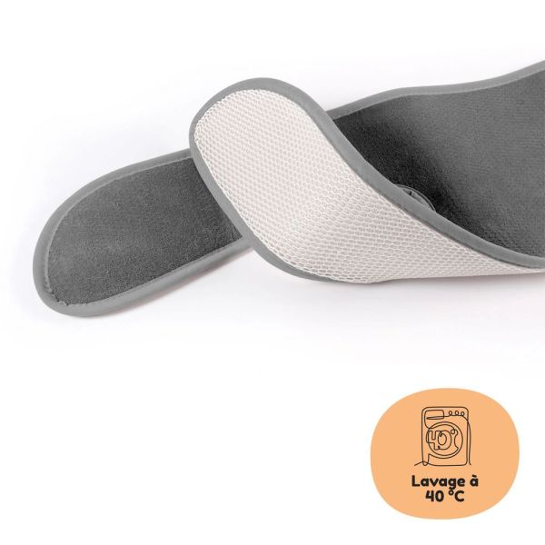 Housse confort Air Layer pour siège auto Groupe 2/3 avec jambes Anthracite