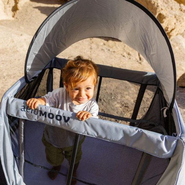 Lit de voyage Instant Grey Rock