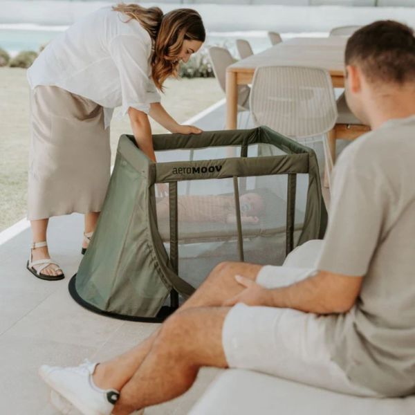 Lit de voyage Instant Green Moss