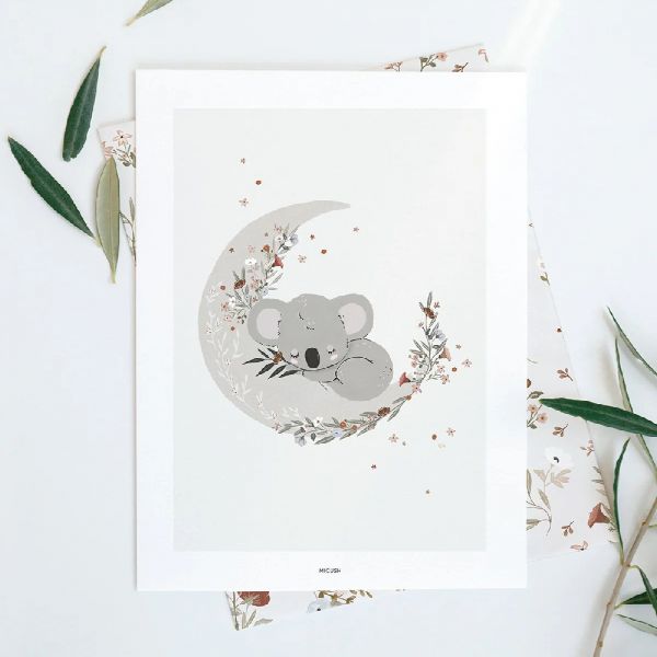 Affiche enfant - Koala 30 x 40 cm