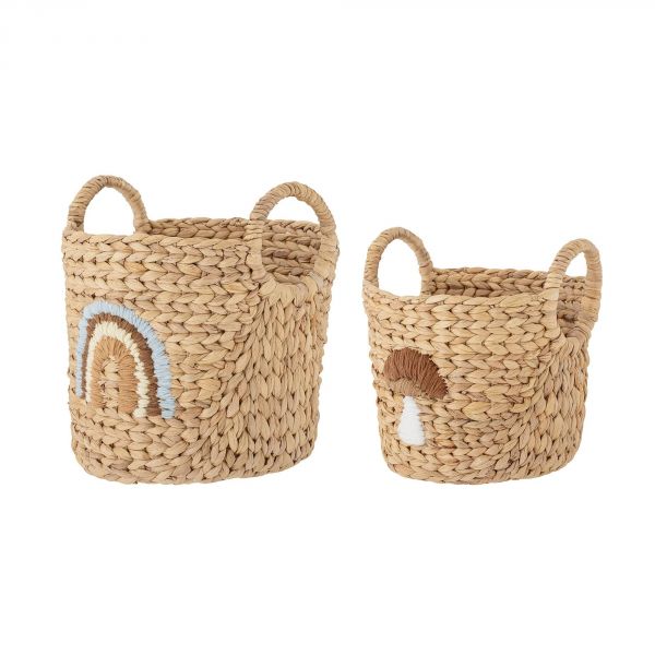 Lot de 2 paniers nature Agnes