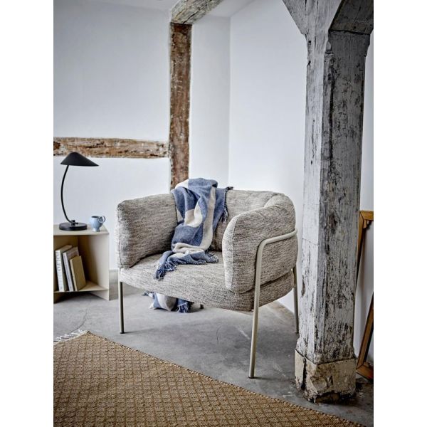 Plaid en coton recyclé Agno 160x130 cm