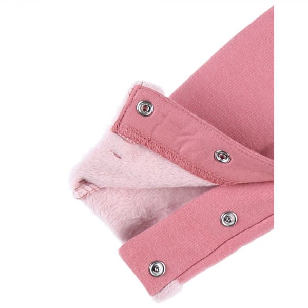 Combinaison chouette en sweatolodoux rose 3 mois