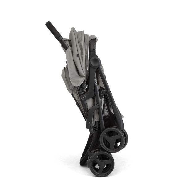 Poussette double Aire Twin Pebble gris