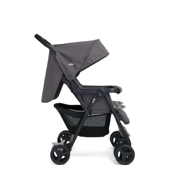 Poussette double Aire Twin Dark Pewter