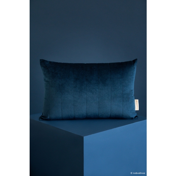 Coussin Akamba 45x30 cm Velvet night blue