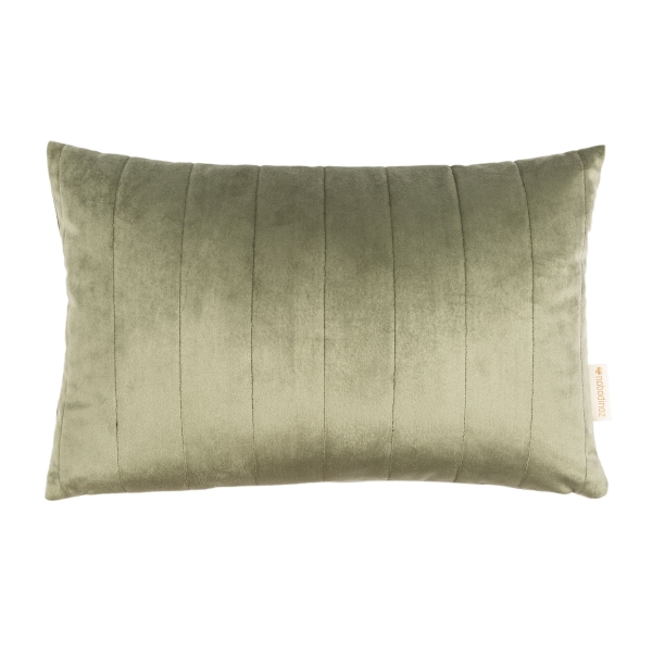 Coussin Akamba 45x30 cm Velvet Olive Green