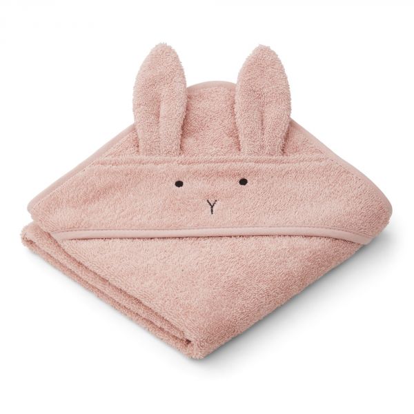 Cape de bain Albert Rabbit rose