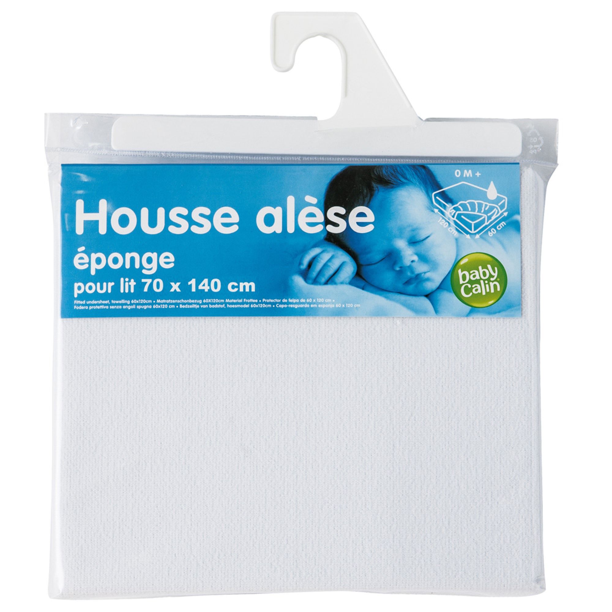 Babycalin - Housse alèse éponge 70x140 cm, Livraison Gratuite 24/48h