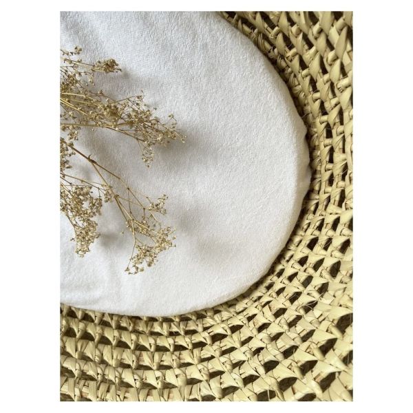 Alèse éponge viscose de Bambou 40x80 cm blanc